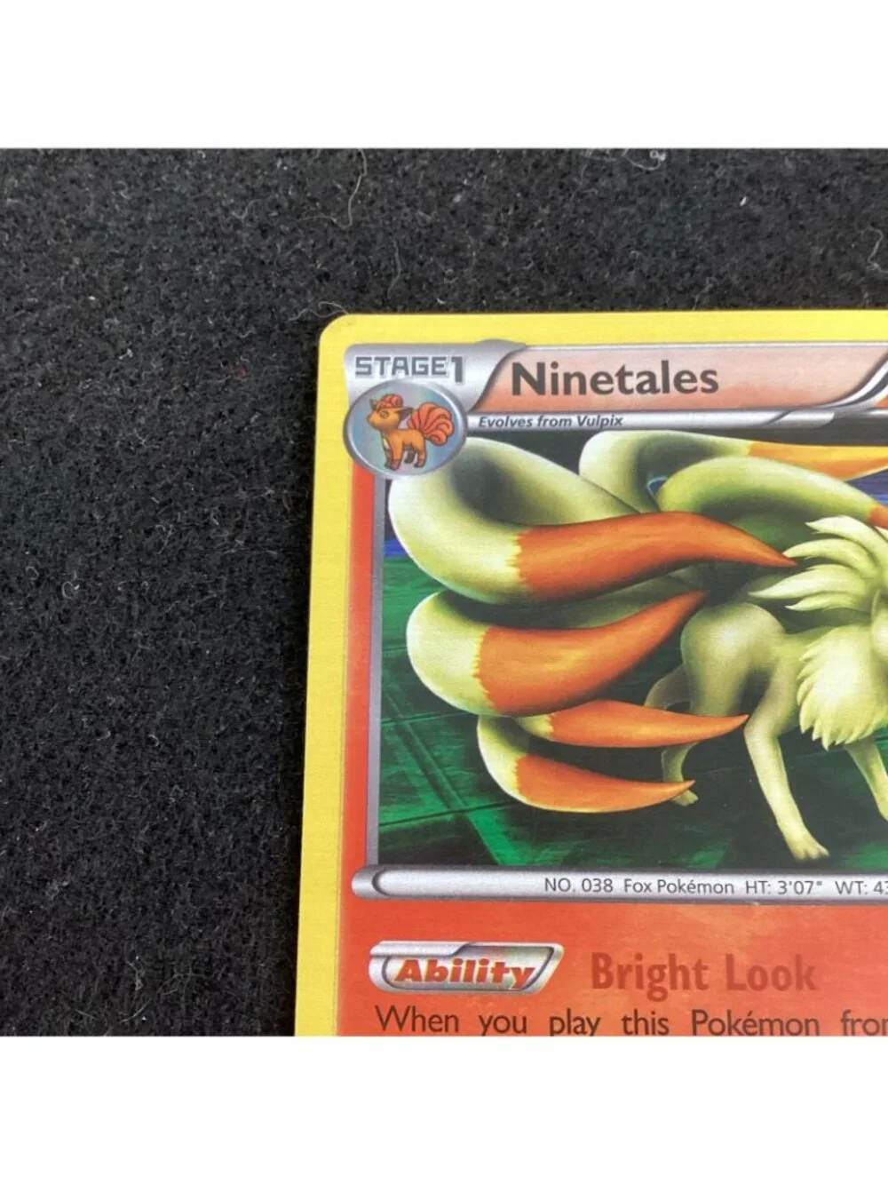 Ninetales 19/124 Dragons Exalted Pokemon TCG Holo Rare NM Condition